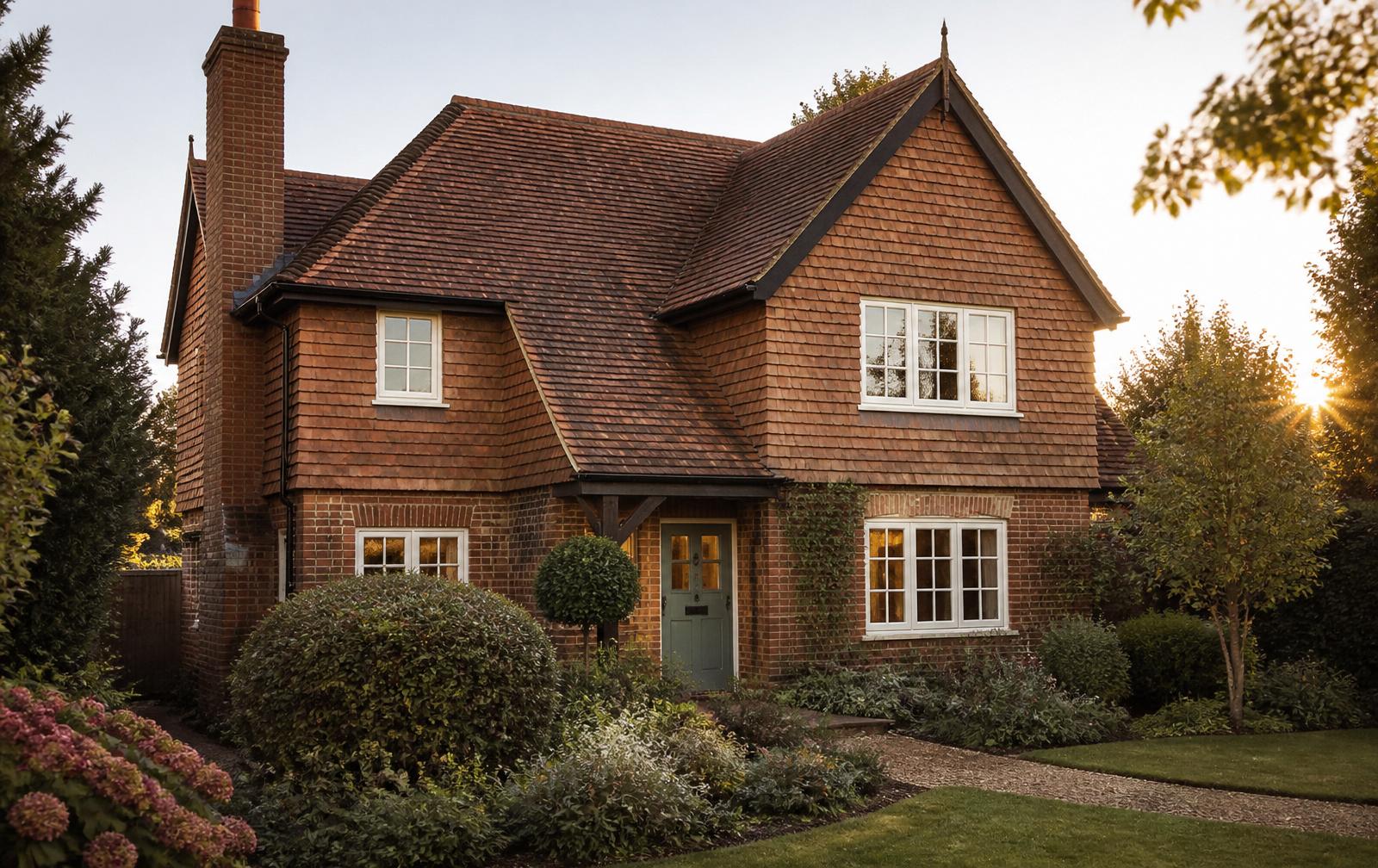 Traditional British home in good repair